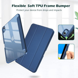 ProCase Coque pour iPad (A16) 11ème Génération 11" 2025 / iPad 10ème Génération 10,9" 2022 - avec Porte-Stylet, Arrière Transluc