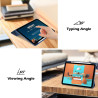ProCase Coque pour iPad (A16) 11ème Génération 11" 2025 / iPad 10ème Génération 10,9" 2022 - avec Porte-Stylet, Arrière Transluc