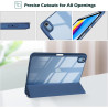 ProCase Coque pour iPad (A16) 11ème Génération 11" 2025 / iPad 10ème Génération 10,9" 2022 - avec Porte-Stylet, Arrière Transluc