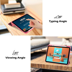 ProCase Coque pour iPad (A16) 11ème Génération 11" 2025 / iPad 10ème Génération 10,9" 2022 - avec Porte-Stylet, Arrière Transluc