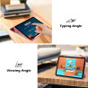 ProCase Coque pour iPad (A16) 11ème Génération 11" 2025 / iPad 10ème Génération 10,9" 2022 - avec Porte-Stylet, Arrière Transluc