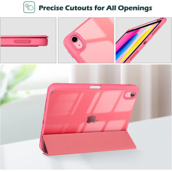 ProCase Coque pour iPad (A16) 11ème Génération 11" 2025 / iPad 10ème Génération 10,9" 2022 - avec Porte-Stylet, Arrière Transluc