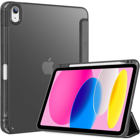 ProCase Coque pour iPad (A16) 11ème Génération 11" 2025 / iPad 10ème Génération 10,9" 2022 - avec Porte-Stylet, Arrière Transluc