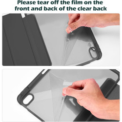 ProCase Coque pour iPad (A16) 11ème Génération 11" 2025 / iPad 10ème Génération 10,9" 2022 - avec Porte-Stylet, Arrière Transluc