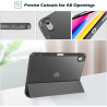 ProCase Coque pour iPad (A16) 11ème Génération 11" 2025 / iPad 10ème Génération 10,9" 2022 - avec Porte-Stylet, Arrière Transluc