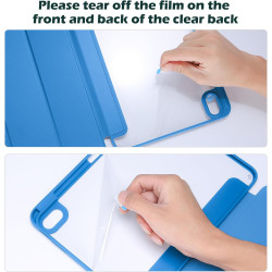 ProCase Coque pour iPad (A16) 11ème Génération 11" 2025 / iPad 10ème Génération 10,9" 2022 - avec Porte-Stylet, Arrière Transluc