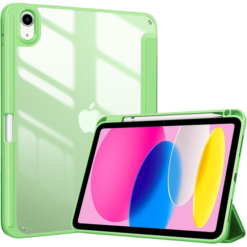 ProCase Coque pour iPad (A16) 11ème Génération 11" 2025 / iPad 10ème Génération 10,9" 2022 - avec Porte-Stylet, Arrière Transluc