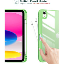 ProCase Coque pour iPad (A16) 11ème Génération 11" 2025 / iPad 10ème Génération 10,9" 2022 - avec Porte-Stylet, Arrière Transluc