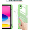 ProCase Coque pour iPad (A16) 11ème Génération 11" 2025 / iPad 10ème Génération 10,9" 2022 - avec Porte-Stylet, Arrière Transluc