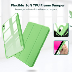 ProCase Coque pour iPad (A16) 11ème Génération 11" 2025 / iPad 10ème Génération 10,9" 2022 - avec Porte-Stylet, Arrière Transluc