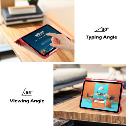 ProCase Coque pour iPad (A16) 11ème Génération 11" 2025 / iPad 10ème Génération 10,9" 2022 - avec Porte-Stylet, Arrière Transluc