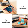 ProCase Coque pour iPad (A16) 11ème Génération 11" 2025 / iPad 10ème Génération 10,9" 2022 - avec Porte-Stylet, Arrière Transluc