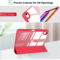 ProCase Coque pour iPad (A16) 11ème Génération 11" 2025 / iPad 10ème Génération 10,9" 2022 - avec Porte-Stylet, Arrière Transluc