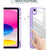 ProCase Coque pour iPad (A16) 11ème Génération 11" 2025 / iPad 10ème Génération 10,9" 2022 - avec Porte-Stylet, Arrière Transluc