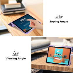 ProCase Coque pour iPad (A16) 11ème Génération 11" 2025 / iPad 10ème Génération 10,9" 2022 - avec Porte-Stylet, Arrière Transluc