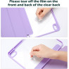 ProCase Coque pour iPad (A16) 11ème Génération 11" 2025 / iPad 10ème Génération 10,9" 2022 - avec Porte-Stylet, Arrière Transluc