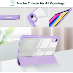 ProCase Coque pour iPad (A16) 11ème Génération 11" 2025 / iPad 10ème Génération 10,9" 2022 - avec Porte-Stylet, Arrière Transluc