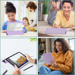 ProCase Coque pour iPad (A16) 11ème Génération 11" 2025 / iPad 10ème Génération 10,9" 2022 - avec Porte-Stylet, Arrière Transluc