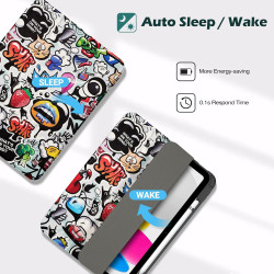 ProCase Coque pour iPad (A16) 11ème Génération 11" 2025 / iPad 10ème Génération 10,9" 2022 - avec Porte-Stylet, Arrière Transluc