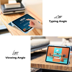 ProCase Coque pour iPad (A16) 11ème Génération 11" 2025 / iPad 10ème Génération 10,9" 2022 - avec Porte-Stylet, Arrière Transluc