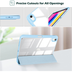 ProCase Coque pour iPad (A16) 11ème Génération 11" 2025 / iPad 10ème Génération 10,9" 2022 - avec Porte-Stylet, Arrière Transluc