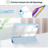 ProCase Coque pour iPad (A16) 11ème Génération 11" 2025 / iPad 10ème Génération 10,9" 2022 - avec Porte-Stylet, Arrière Transluc