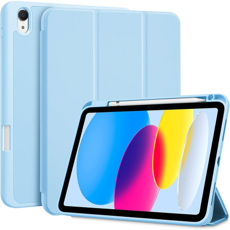 ProCase Coque avec Porte-Stylet pour iPad(A16) 11 Pouces 2025, iPad 10ème Génération 10.9" 2022, Nouvel Étui Amélioré, Housse de