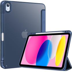 ProCase Coque pour iPad (A16) 11ème Génération 11" 2025 / iPad 10ème Génération 10,9" 2022 - avec Porte-Stylet, Arrière Transluc