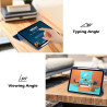 ProCase Coque pour iPad (A16) 11ème Génération 11" 2025 / iPad 10ème Génération 10,9" 2022 - avec Porte-Stylet, Arrière Transluc