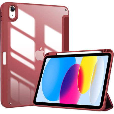 ProCase Coque pour iPad (A16) 11ème Génération 11" 2025 / iPad 10ème Génération 10,9" 2022 - avec Porte-Stylet, Arrière Transluc
