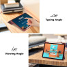 ProCase Coque pour iPad (A16) 11ème Génération 11" 2025 / iPad 10ème Génération 10,9" 2022 - avec Porte-Stylet, Arrière Transluc