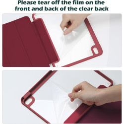 ProCase Coque pour iPad (A16) 11ème Génération 11" 2025 / iPad 10ème Génération 10,9" 2022 - avec Porte-Stylet, Arrière Transluc