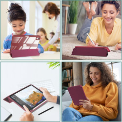 ProCase Coque pour iPad (A16) 11ème Génération 11" 2025 / iPad 10ème Génération 10,9" 2022 - avec Porte-Stylet, Arrière Transluc