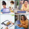 ProCase Coque pour iPad (A16) 11ème Génération 11" 2025 / iPad 10ème Génération 10,9" 2022 - avec Porte-Stylet, Arrière Transluc