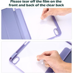 ProCase Coque pour iPad (A16) 11ème Génération 11" 2025 / iPad 10ème Génération 10,9" 2022 - avec Porte-Stylet, Arrière Transluc
