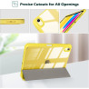 ProCase Coque pour iPad 11 Pouces(A16) 2025, iPad 10ème Génération 10,9 Pouces en 2022, Nouvel Étui Amélioré avec Porte-Stylet, 
