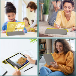 ProCase Coque pour iPad 11 Pouces(A16) 2025, iPad 10ème Génération 10,9 Pouces en 2022, Nouvel Étui Amélioré avec Porte-Stylet, 