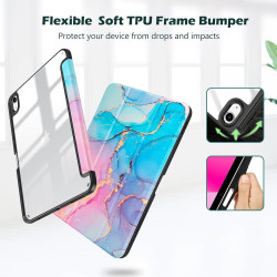ProCase Coque pour iPad (A16) 11ème Génération 11" 2025 / iPad 10ème Génération 10,9" 2022 - avec Porte-Stylet, Arrière Transluc