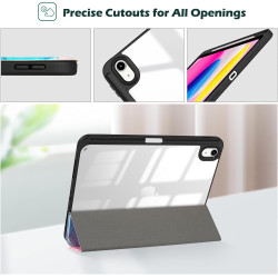 ProCase Coque pour iPad (A16) 11ème Génération 11" 2025 / iPad 10ème Génération 10,9" 2022 - avec Porte-Stylet, Arrière Transluc