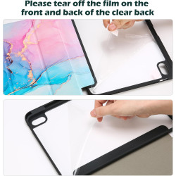 ProCase Coque pour iPad (A16) 11ème Génération 11" 2025 / iPad 10ème Génération 10,9" 2022 - avec Porte-Stylet, Arrière Transluc