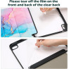 ProCase Coque pour iPad (A16) 11ème Génération 11" 2025 / iPad 10ème Génération 10,9" 2022 - avec Porte-Stylet, Arrière Transluc