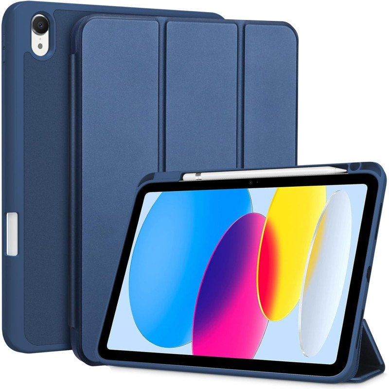 ProCase Coque avec Porte-Stylet pour iPad(A16) 11 Pouces 2025, iPad 10ème Génération 2022, iPad 10.9" 2022, Nouvel Étui Amélioré