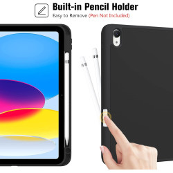 ProCase Coque avec Porte-Stylet pour iPad(A16) 11 Pouces 2025, iPad 10ème Génération 10.9" 2022, Nouvel Étui Amélioré, Housse de