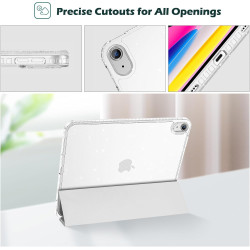 ProCase Coque pour iPad (A16) 11ème Génération 11" 2025 / iPad 10ème Génération 10,9" 2022 - avec Porte-Stylet, Arrière Transluc
