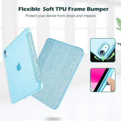 ProCase Coque pour iPad (A16) 11ème Génération 11" 2025 / iPad 10ème Génération 10,9" 2022 - avec Porte-Stylet, Arrière Transluc