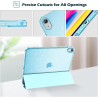 ProCase Coque pour iPad (A16) 11ème Génération 11" 2025 / iPad 10ème Génération 10,9" 2022 - avec Porte-Stylet, Arrière Transluc