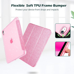 ProCase Coque pour iPad (A16) 11ème Génération 11" 2025 / iPad 10ème Génération 10,9" 2022 - avec Porte-Stylet, Arrière Transluc