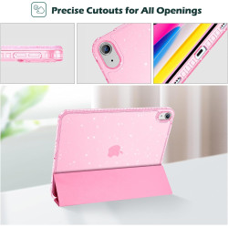 ProCase Coque pour iPad (A16) 11ème Génération 11" 2025 / iPad 10ème Génération 10,9" 2022 - avec Porte-Stylet, Arrière Transluc