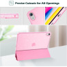 ProCase Coque pour iPad (A16) 11ème Génération 11" 2025 / iPad 10ème Génération 10,9" 2022 - avec Porte-Stylet, Arrière Transluc