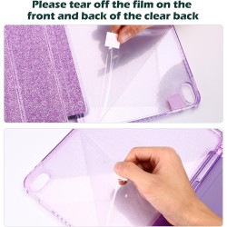 ProCase Coque pour iPad (A16) 11ème Génération 11" 2025 / iPad 10ème Génération 10,9" 2022 - avec Porte-Stylet, Arrière Transluc